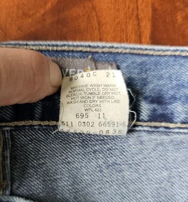 Levis Silvertab W40 L34 Med Wash Blue Jeans Loose Fit Baggy Skater - Thumbnail 14