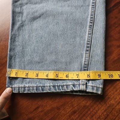 Levi's Silvertab Mens Medium Wash Blue Jeans W40 L34 Baggy - Thumbnail 9