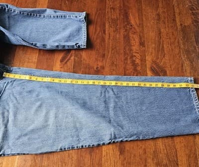Levis Silvertab W40 L34 Med Wash Blue Jeans Loose Fit Baggy Skater - Thumbnail 5