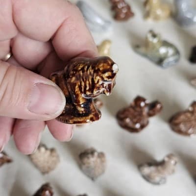 34 Wade Whimsies England Figurines Animals Fox Shepherd 3 little bears ect - Thumbnail 10