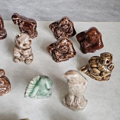 34 Wade Whimsies England Figurines Animals Fox Shepherd 3 little bears ect - Thumbnail 7