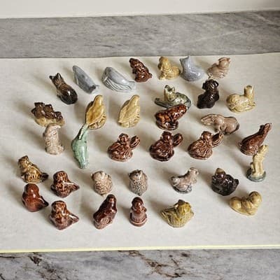 34 Wade Whimsies England Figurines Animals Fox Shepherd 3 little bears ect - Thumbnail 9