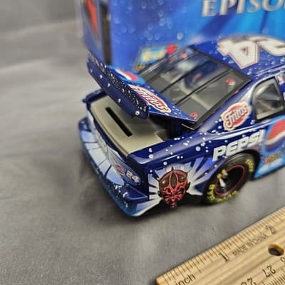 1/24 REVELL #24 JEFF GORDON 1999 Monte Carlo STAR WARS EP 1 Pepsi 2 Car BANK Set - Thumbnail 13