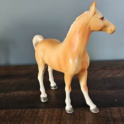 Vintage Palomino Horse Figurine Fabulous Las Vegas #A455 Porcelain Souvenir - Thumbnail 5