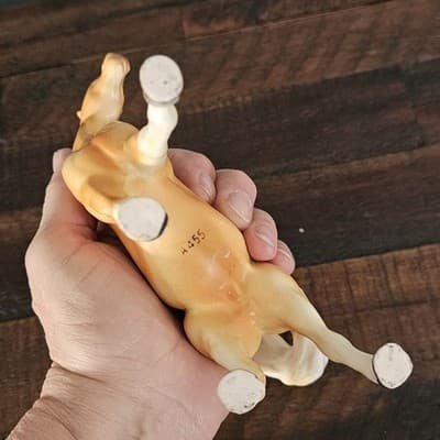 Vintage Palomino Horse Figurine Fabulous Las Vegas #A455 Porcelain Souvenir - Thumbnail 7