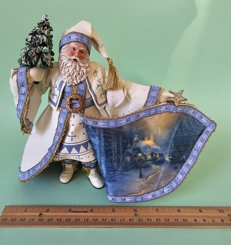 2003 Thomas Kinkade "Frosty Christmas Eve" Old World Santa - Thumbnail 5
