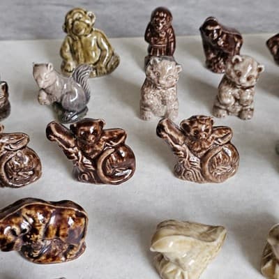 34 Wade Whimsies England Figurines Animals Fox Shepherd 3 little bears ect - Thumbnail 6