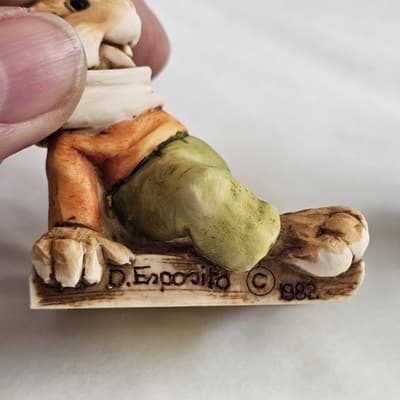 ARTEFICE OTTANTA D Esposito 1980's Figurines ~ Lot of 3 ~ Bunny Rabbits Italy - Thumbnail 5