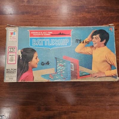 Battleship - Milton Bradley - Classic Naval Strategy Game - Complete - Vtg 1971 - Thumbnail 2