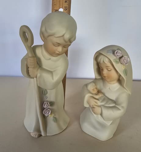 1992 Homeco Mary & Joseph with Baby Jesus Signed Mizuno Excellent - Thumbnail 10