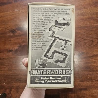 Vintage Parker Brothers WaterWorks Card Game Leaky Pipe Board Game 1972 - Thumbnail 14