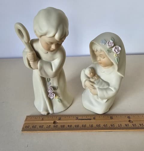 1992 Homeco Mary & Joseph with Baby Jesus Signed Mizuno Excellent - Thumbnail 9