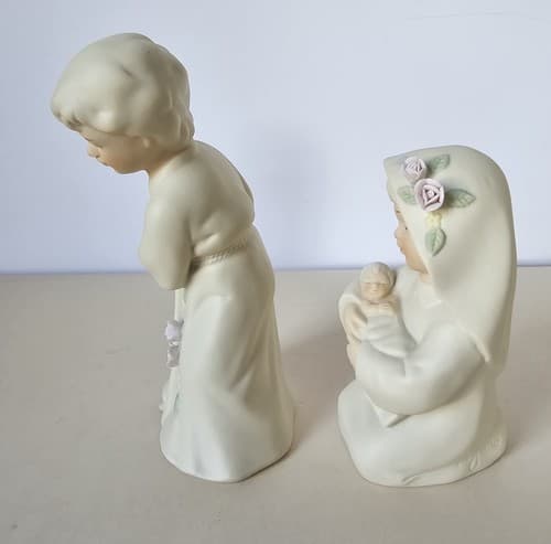 1992 Homeco Mary & Joseph with Baby Jesus Signed Mizuno Excellent - Thumbnail 4