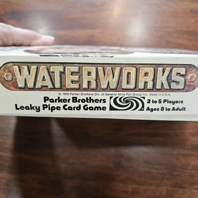 Vintage Parker Brothers WaterWorks Card Game Leaky Pipe Board Game 1972 - Thumbnail 12