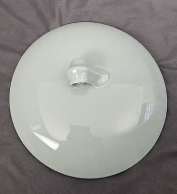Collectible Homer Laughlin Jubilee Covered Casserole Lid ONLY Ceramic Green - Thumbnail 2