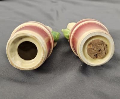 Flower Salt And Pepper Shakers Perfect For Collection—no Bottom Part, Missing - Thumbnail 5