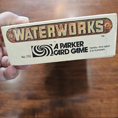 Vintage Parker Brothers WaterWorks Card Game Leaky Pipe Board Game 1972 - Thumbnail 11