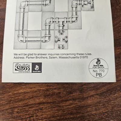 Vintage Parker Brothers WaterWorks Card Game Leaky Pipe Board Game 1972 - Thumbnail 9