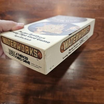 Vintage Parker Brothers WaterWorks Card Game Leaky Pipe Board Game 1972 - Thumbnail 10