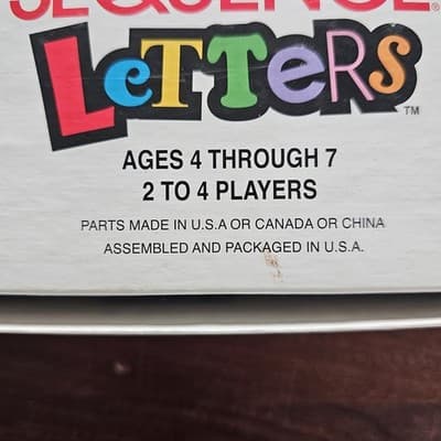 Sequence Letters Family & Friends Board Game 2-4 Players - Thumbnail 7