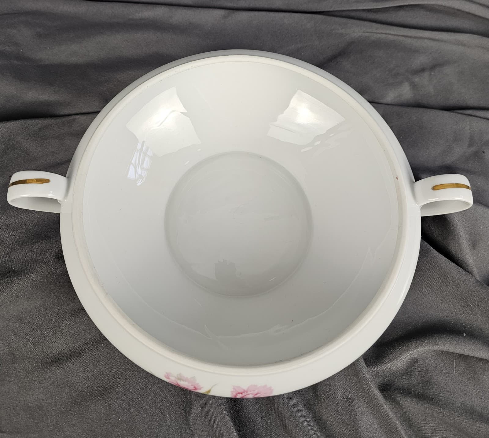 Royal Court Carnation Soup Tureen - Vegetable Bowl with Lid - Thumbnail 4