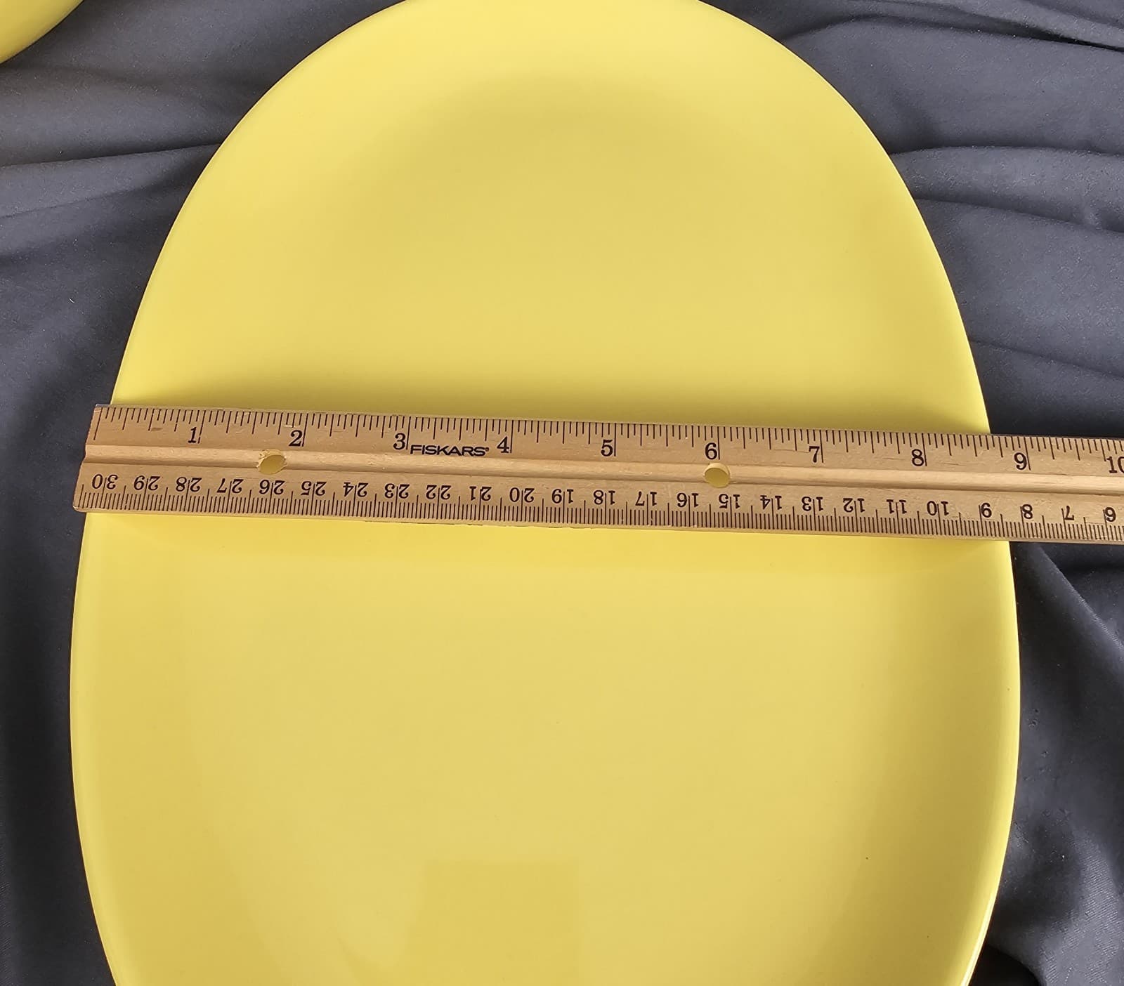 Fiestaware 2 Piece Sunflower Yellow Serving Plater & Serving Bowl Looks New - Thumbnail 7