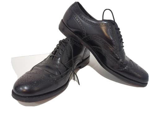 Men's Florsheim Black Dress Shoes Wingtip Size 10 D - Thumbnail 3
