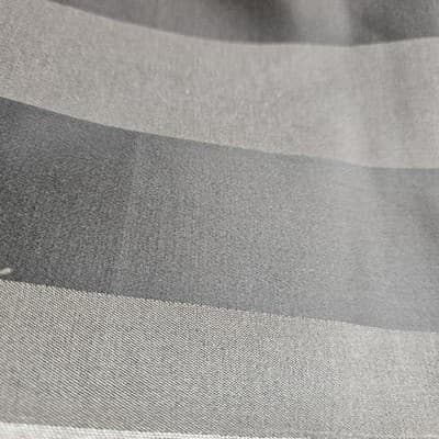 Vintage Brown Wide Stripe Fabric 54" x 26" Tightly Woven - Thumbnail 3