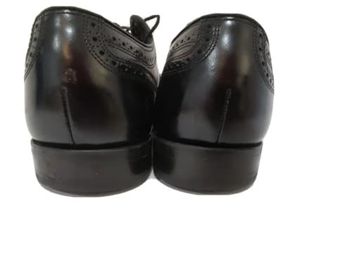 Men's Florsheim Black Dress Shoes Wingtip Size 10 D - Thumbnail 4