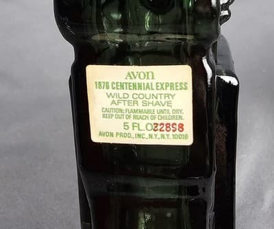Vintage Avon 1876 Centennial Express Train Everest After Shave Bottle Empty - Thumbnail 7