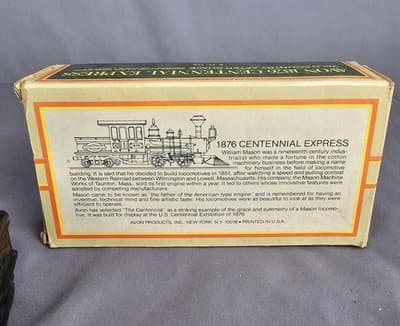 Vintage Avon 1876 Centennial Express Train Everest After Shave Bottle Empty - Thumbnail 12