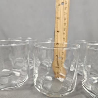 Mirage Swirt Old Fashion Glasses Set of 6 Clear Glass Barware - Thumbnail 7