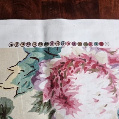 Vtg Bloomcraft Fabric Cotton Floral 54"x53" 1988 Charlbury P9268 Screen Print - Thumbnail 7