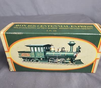 Vintage Avon 1876 Centennial Express Train Everest After Shave Bottle Empty - Thumbnail 9