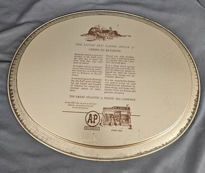 Vintage A & P Grocery Store Metal Sign The Great Atlantic & Pacific Tea Co. - Thumbnail 4