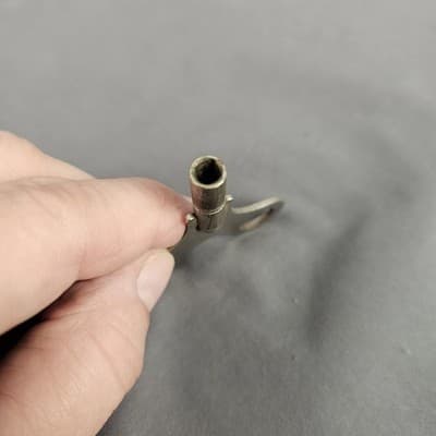 Antique Brass Winding Key For Clock, Heat Radiator Or Water Valve? Square Hole - Thumbnail 2