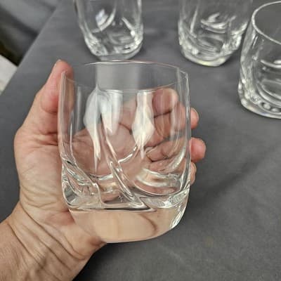 Ravel by Luigi Bormioli Set Of 4 Double Old Fashioned Clear Glasses On The Rocks - Thumbnail 5