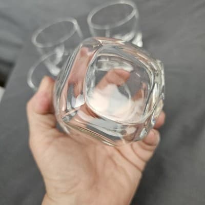 Ravel by Luigi Bormioli Set Of 4 Double Old Fashioned Clear Glasses On The Rocks - Thumbnail 6
