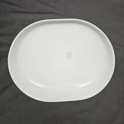 Vtg Corelle Old Town Blue Onion Floral Oval 12 Inch Platter USA Cottagecore - Thumbnail 5