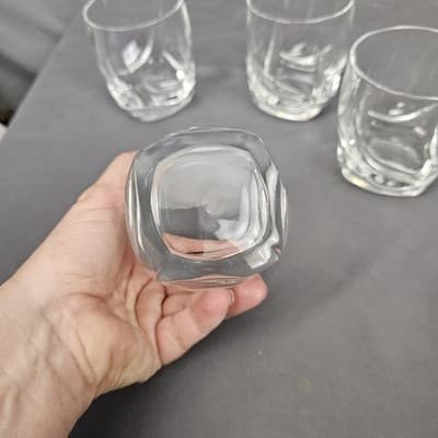 Ravel by Luigi Bormioli Set Of 4 Double Old Fashioned Clear Glasses On The Rocks - Thumbnail 3