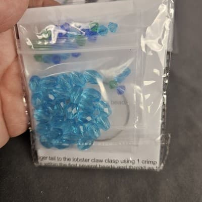 Necklace Craft Kit Bead Gallery Halcraft USA Set of 4 "Sea Breeze Necklace" - Thumbnail 3