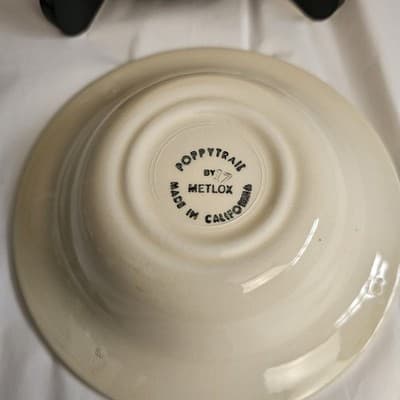 Vintage Dishes Poppytrail Red Rooster 2 Bowls 6" Retro Cottagecore Farm Rustic - Thumbnail 5