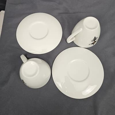 Weather Vane Edwin Knowles Rooster Tea Cup w Saucer Set of 2 MCM - Thumbnail 6