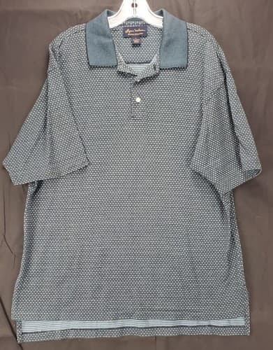 Byron Nelson Eleven Straight Mens Golf Shirt Large Polo Collar Button Up - Thumbnail 3