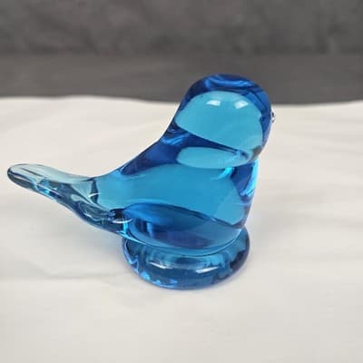 Bluebird Of Happiness Figurine Signed And Dated W Leonard 1984 - Thumbnail 2
