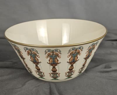 VTG LENOX China LIDO Large Bowl | 24K Gold Trim | Made In USA | Decorative 1970s - Thumbnail 10