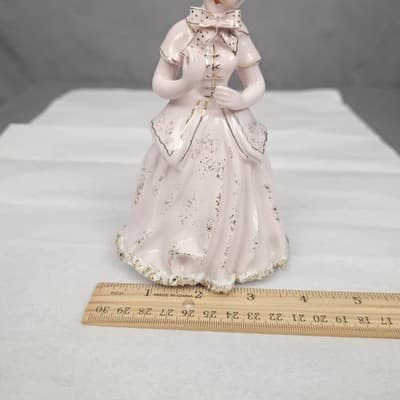 Lefton China, Doll hand painted woman figurine K B569-P 6" Tall - Thumbnail 9
