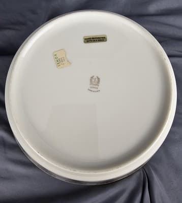 VTG LENOX China LIDO Large Bowl | 24K Gold Trim | Made In USA | Decorative 1970s - Thumbnail 6