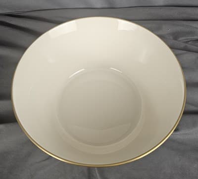 VTG LENOX China LIDO Large Bowl | 24K Gold Trim | Made In USA | Decorative 1970s - Thumbnail 9