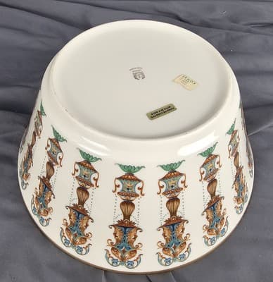 VTG LENOX China LIDO Large Bowl | 24K Gold Trim | Made In USA | Decorative 1970s - Thumbnail 8